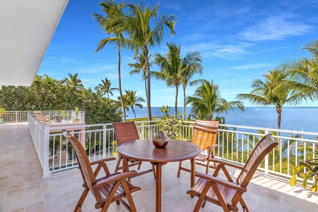 100 List St, Islamorada, FL 33036 - balcony featuring a water view