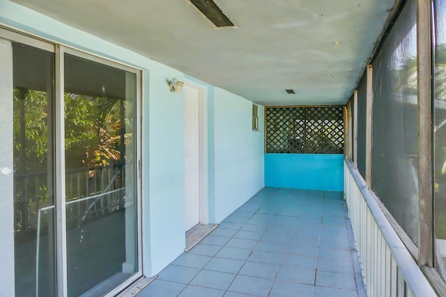 balcony featuring visible vents