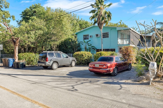 view of vehicle parking