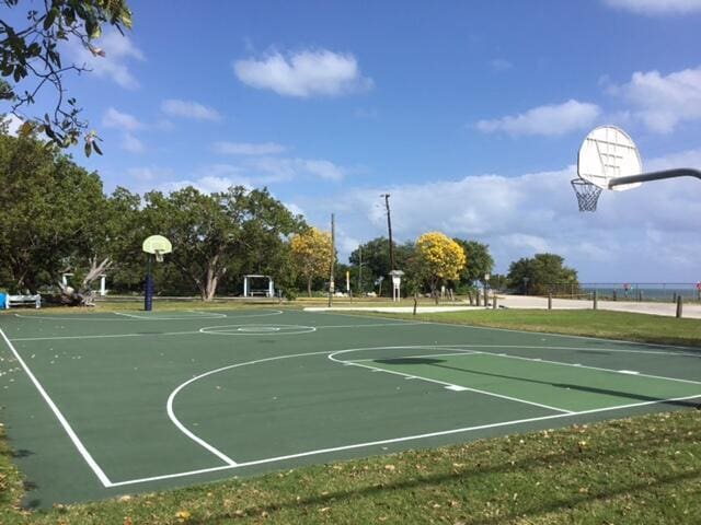 view of sport court featuring community basketball court