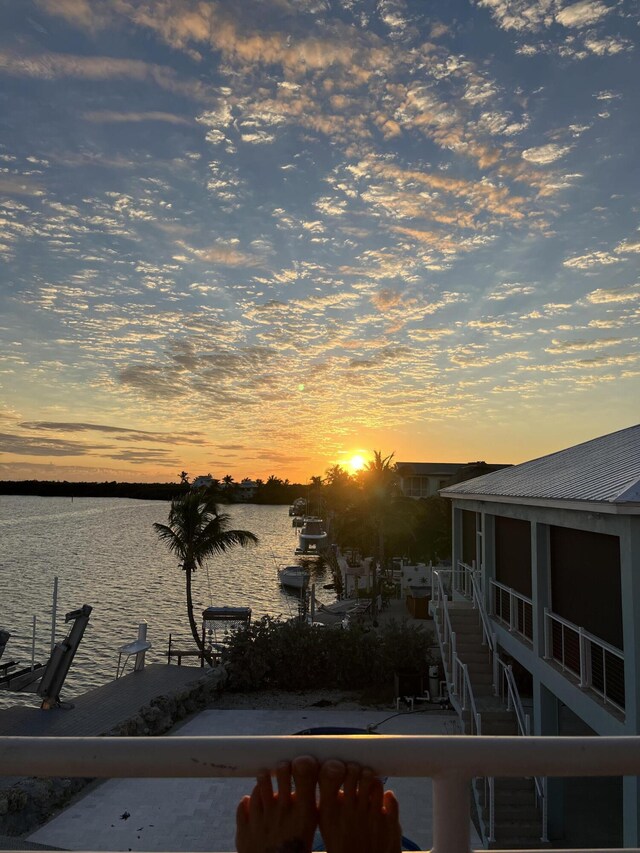 property view of water