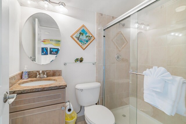 500 Burton Dr Unit 1316, Tavernier, FL 33070 - bathroom with a shower stall, toilet, and vanity