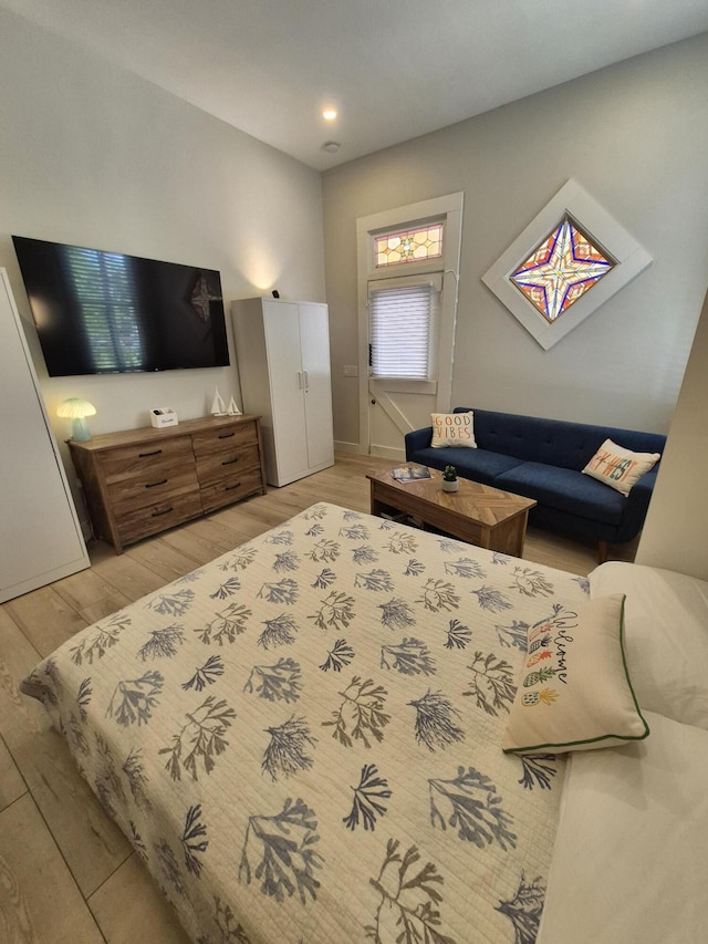 1220 Newton St Unit 1, Key West, FL 33040 - bedroom featuring light wood finished floors and baseboards