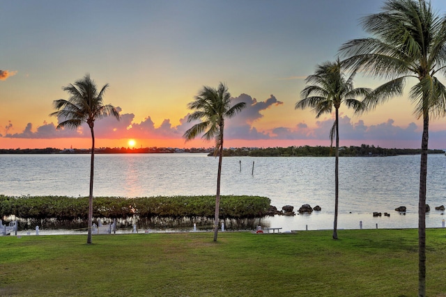 property view of water