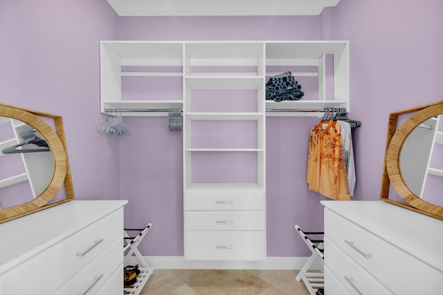 view of spacious closet