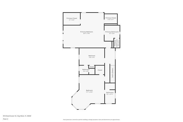 810 Eisenhower Dr, Key West, FL 33040 - view of property floor plan