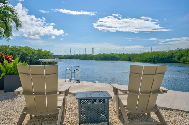 949 24th St, Ocean, Marathon, FL 33050 - dock featuring a water view