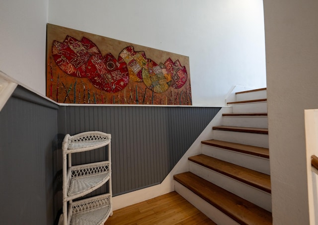 1124 Catherine St Unit 202, Key West, FL 33040 - staircase with wood finished floors