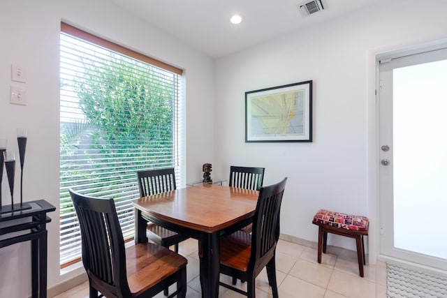 1110 Johnson St, Key West, FL 33040 - dining room with baseboards, light tile patterned floors, and recessed lighting