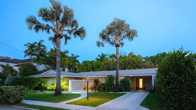 1110 Johnson St, Key West, FL 33040 - view of front of property featuring a front lawn
