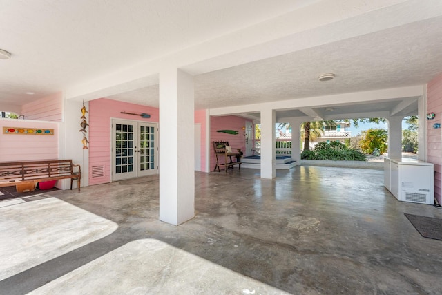 view of patio with french doors