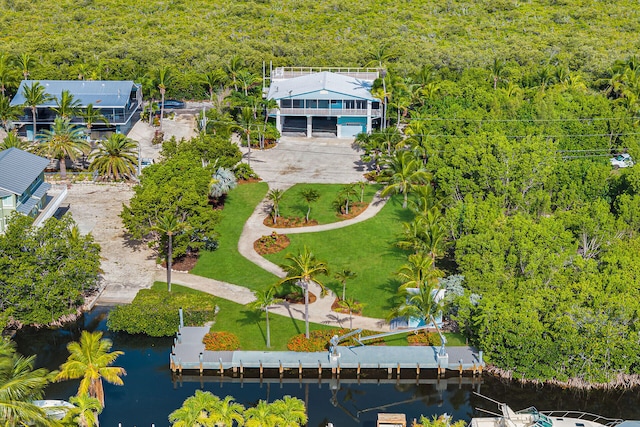 1514 Shaw Dr, Key Largo, FL 33037 - view of subject property featuring a nearby body of water and a forest