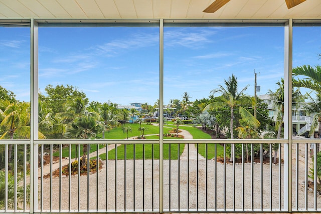 1514 Shaw Dr, Key Largo, FL 33037 - view of unfurnished sunroom