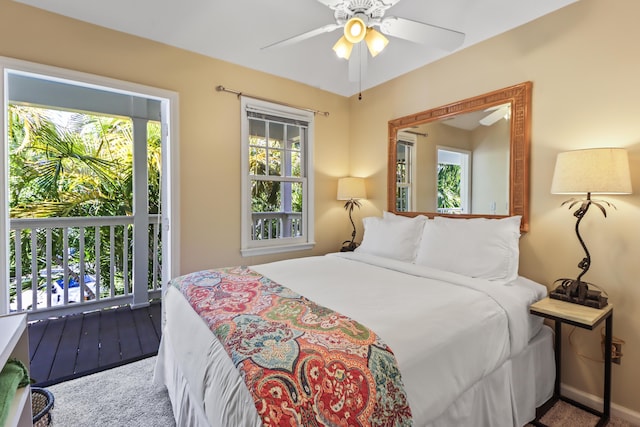 11 Kestral Way, Key West, FL 33040 - bedroom featuring multiple windows and ceiling fan