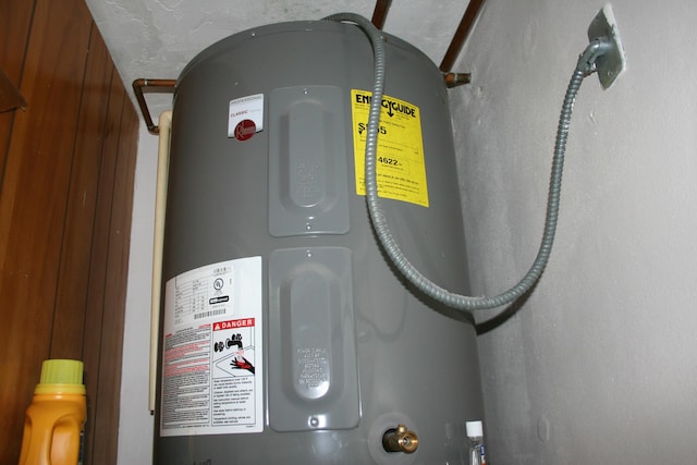 room details with electric water heater