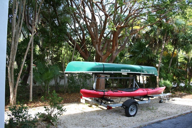 view of parking / parking lot