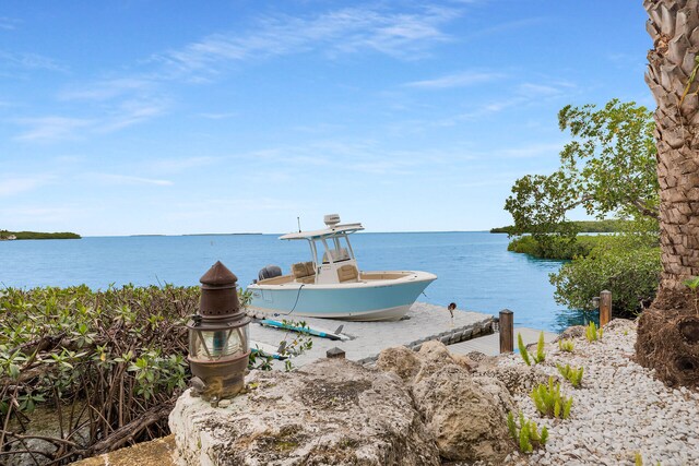 view of water feature