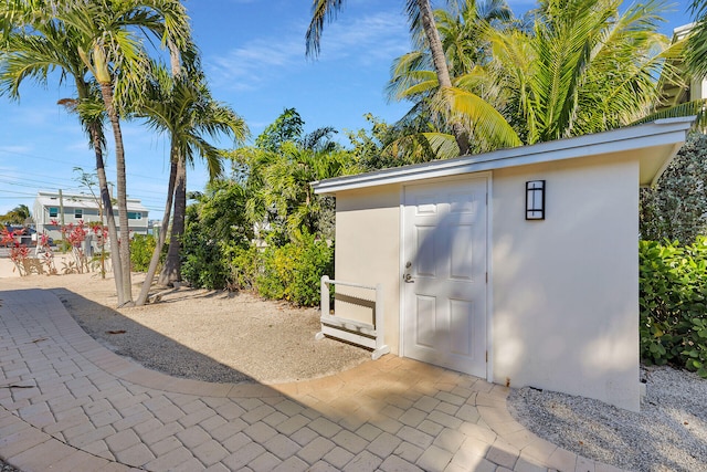 view of outbuilding