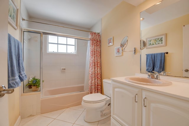 306 N Anglers Dr Unit B, Marathon, FL 33050 - bathroom with vanity, shower / bath combo, and tile patterned floors