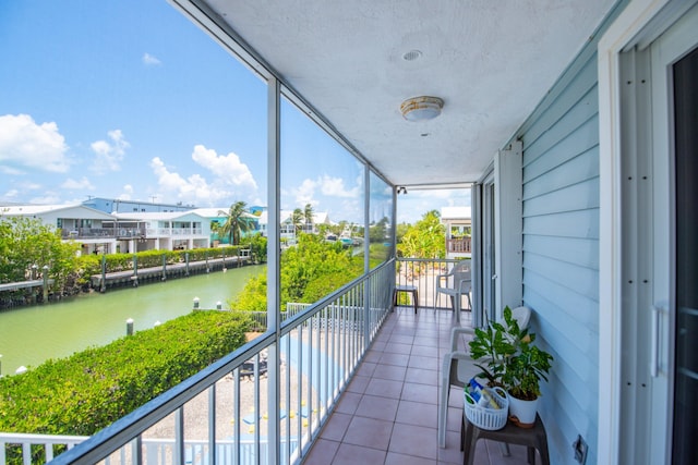 306 N Anglers Dr Unit B, Marathon, FL 33050 - balcony featuring a water view and a residential view