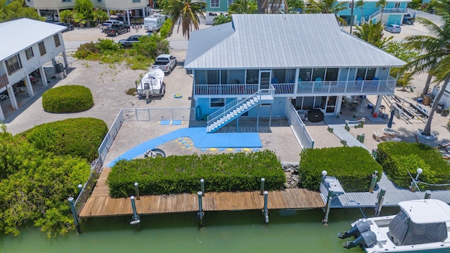 306 N Anglers Dr Unit B, Marathon, FL 33050 - view of subject property featuring a nearby body of water