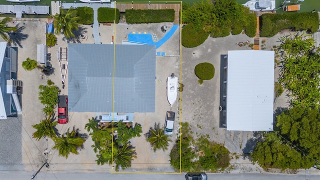 306 N Anglers Dr Unit B, Marathon, FL 33050 - aerial overview of property's location featuring property boundaries highlighted
