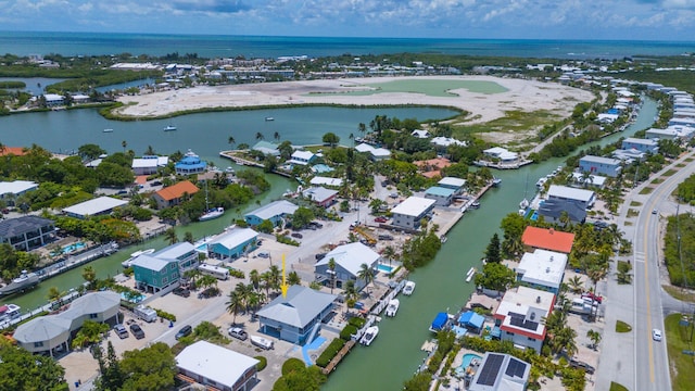306 N Anglers Dr Unit B, Marathon, FL 33050 - aerial view of residential area featuring a nearby body of water