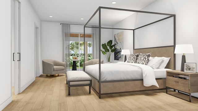 30 Key Haven Rd, Key Haven, FL 33040 - bedroom featuring light wood-type flooring, recessed lighting, and baseboards