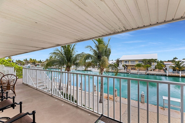 511 9th St, Key Colony, FL 33051 - balcony featuring a water view