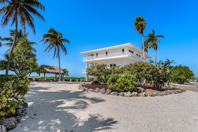 228 W Seaview Cir, Duck, FL 33050 - view of home's exterior with a gazebo