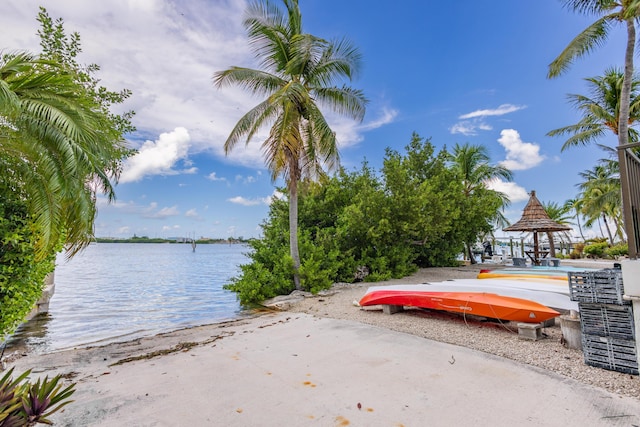 property view of water