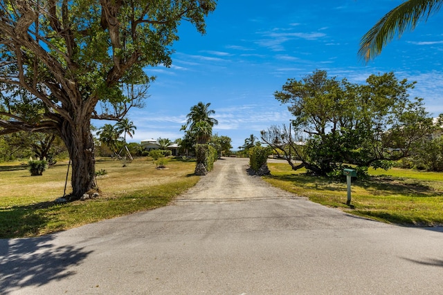 view of road