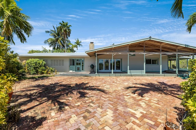 view of rear view of house