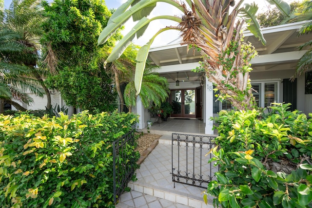 18 Hilton Haven Road, Key West, FL 33040 - doorway to property featuring french doors