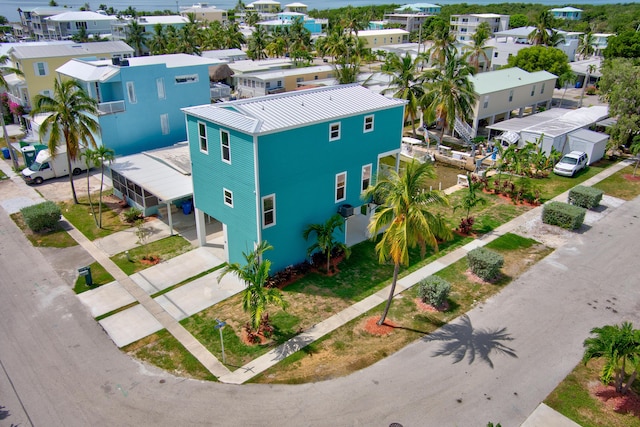 drone / aerial view featuring a residential view