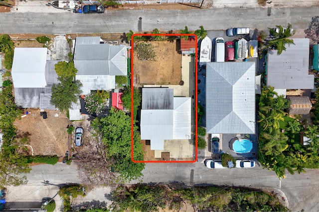 462 Sunset Dr, Key Largo, FL 33037 - aerial view of property's location with property parcel outlined