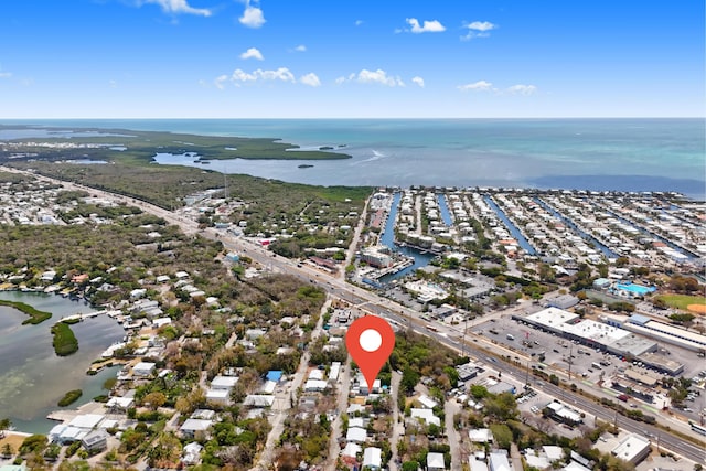 462 Sunset Dr, Key Largo, FL 33037 - aerial view of property and surrounding area featuring a nearby body of water
