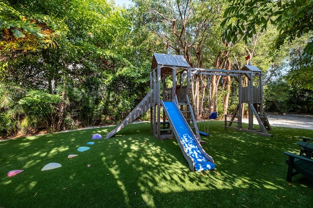 81250 Overseas Hwy Unit 2, Islamorada, FL 33036 - view of playground with a lawn