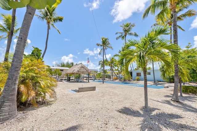 view of property's community featuring a gazebo