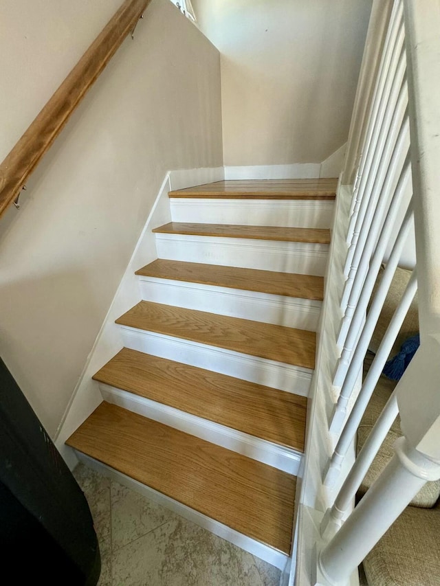 view of staircase