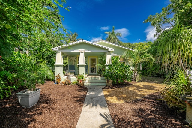 view of front of home