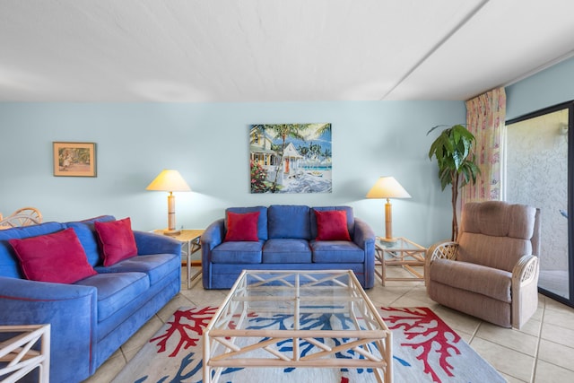 1133 W Ocean Dr Unit 2, Key Colony, FL 33051 - living room featuring tile patterned flooring