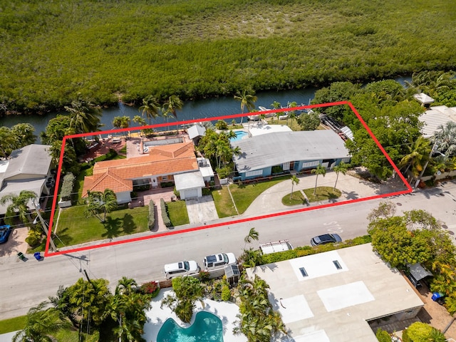 3608-3612 Sunrise Dr, Key West, FL 33040 - drone / aerial view with a water view