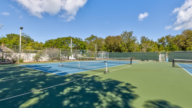 500 Burton Dr Unit 5307, Key Largo, FL 33070 - view of tennis court with community basketball court