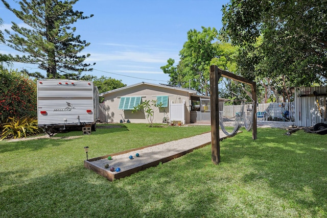 634 Ponce De Leon Blvd, Key Largo, FL 33037 - view of yard with a bocce ball area