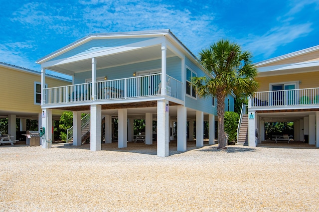 view of rear view of property