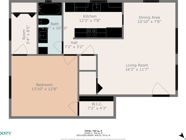 40 High Point Rd Unit F106, Tavernier, FL 33070 - view of floor plan / room layout