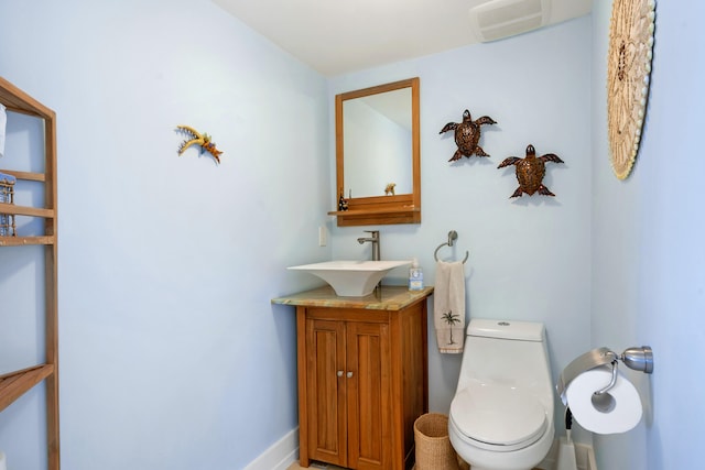 100 List St, Islamorada, FL 33036 - half bathroom with vanity and toilet