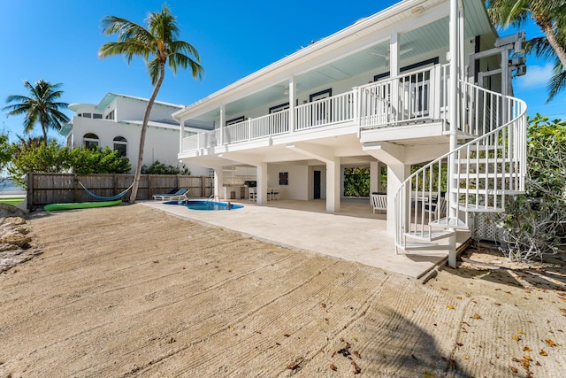 exterior space with a patio area