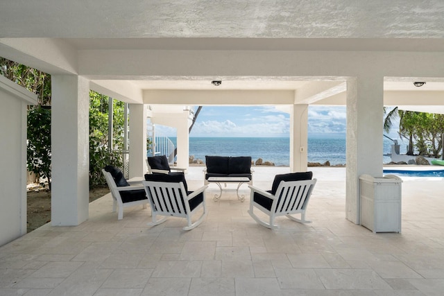 75055 Overseas Hwy, Islamorada, FL 33036 - view of patio featuring a water view